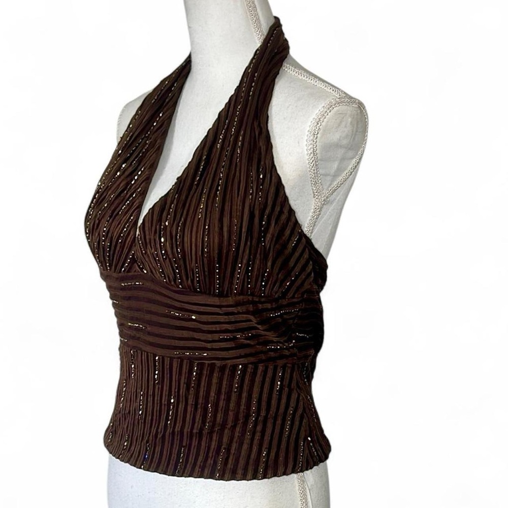 Vintage Cache Beaded Halter Top